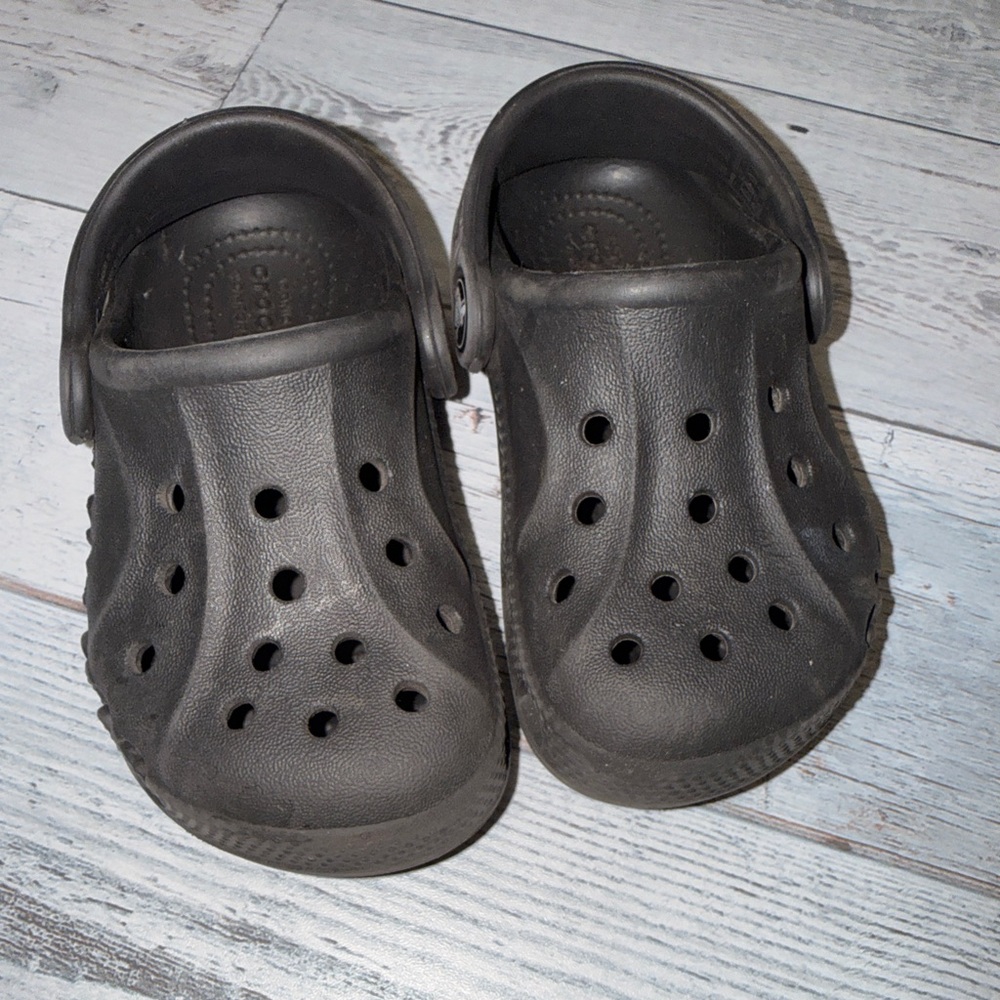 Kids Black Crocs